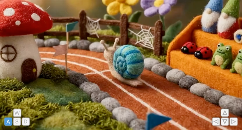 A miniature garden